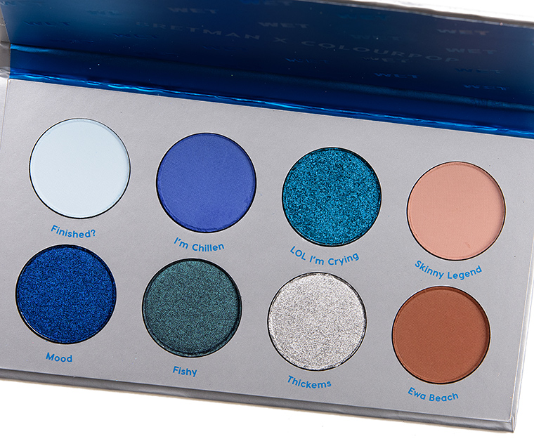 ColourPop Wet 8-Pan Pressed Shadow Palette