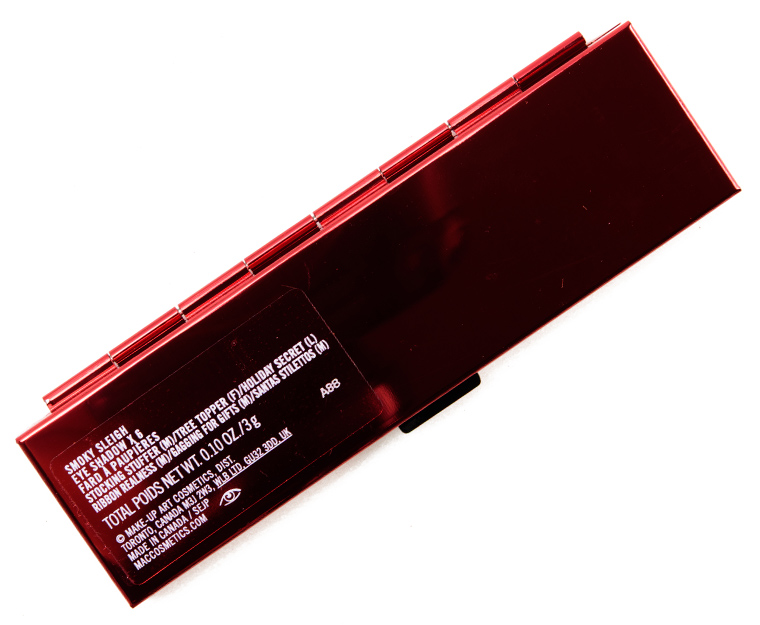 MAC Smoky Sleigh Eyeshadow Palette x 6