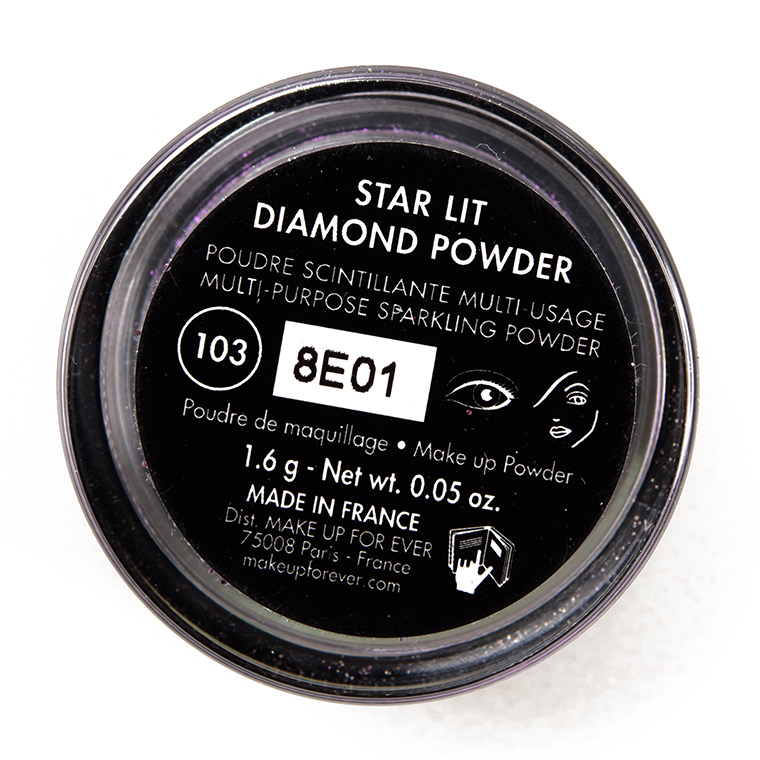 Make Up For Ever 103 Pink White Star Lit Diamond Powder