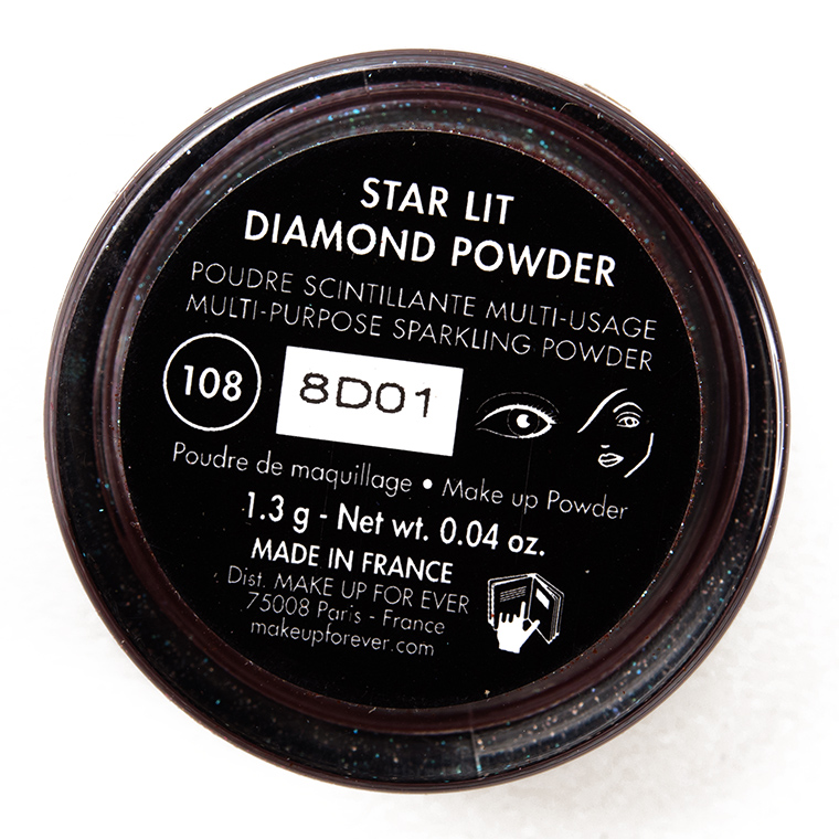 Make Up For Ever 108 Burgundy Star Lit Diamond Powder
