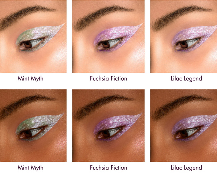 Stila Little White Lies Liquid Eyeshadow "Swatches"