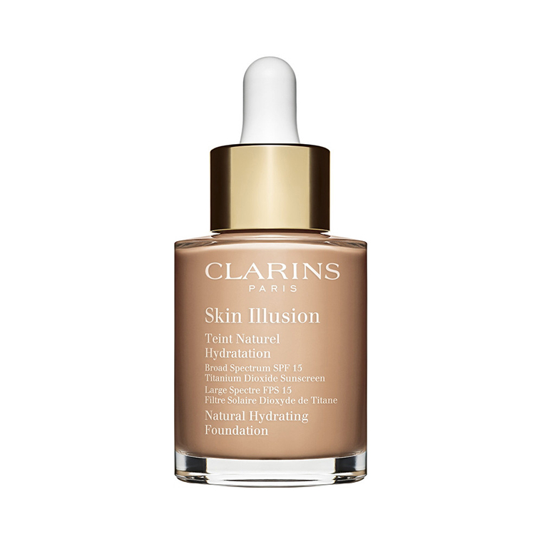Clarins 107 Beige Skin Illusion Natural Hydrating Foundation