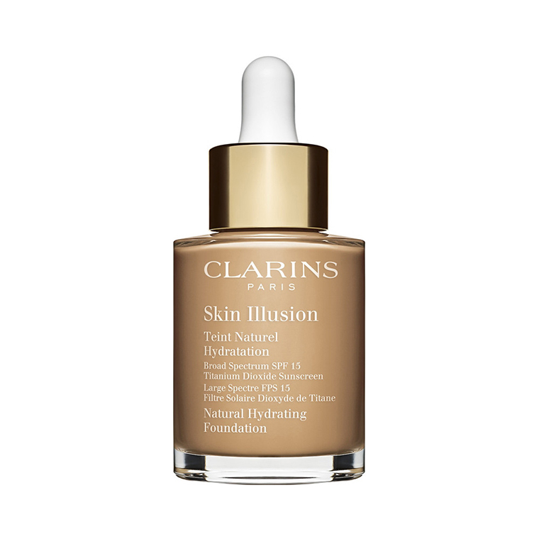 Clarins 110 Honey Skin Illusion Natural Hydrating Foundation