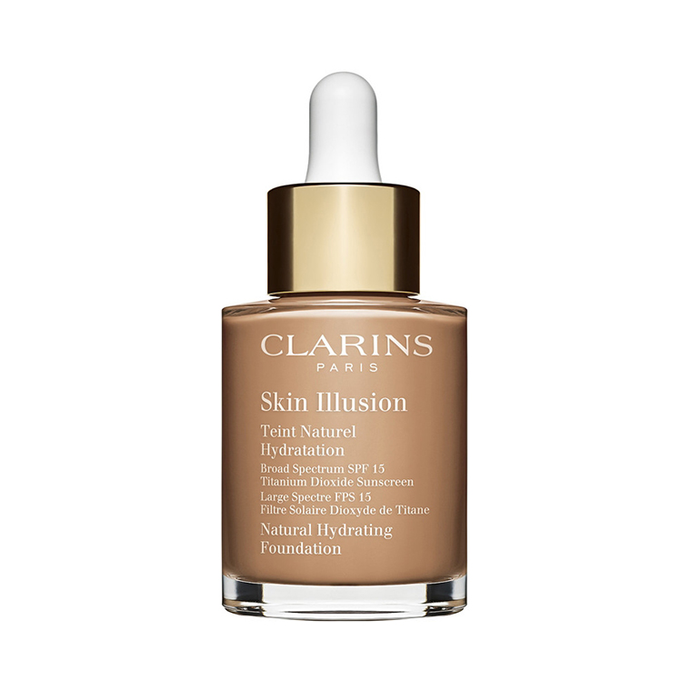 Clarins 112 Amber Skin Illusion Natural Hydrating Foundation