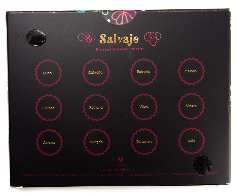 ColourPop Salvaje 12-Pan Pressed Powder Shadow Palette