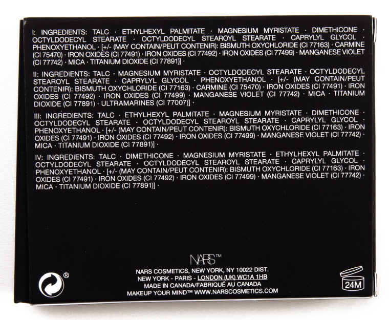NARS Mahe Eyeshadow Quad