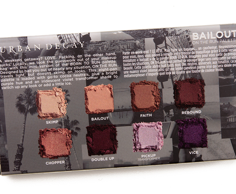 Urban Decay Bailout On the Run Mini Eyeshadow Palette