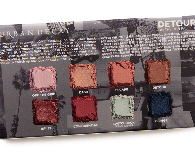 Urban Decay Detour On the Run Mini Eyeshadow Palette