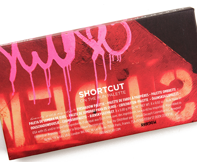 Urban Decay Shortcut On the Run Mini Eyeshadow Palette