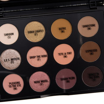 MAC Nude Model Art Library Palette Review & Swatches