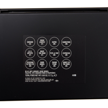 MAC Nude Model Art Library Palette Review & Swatches