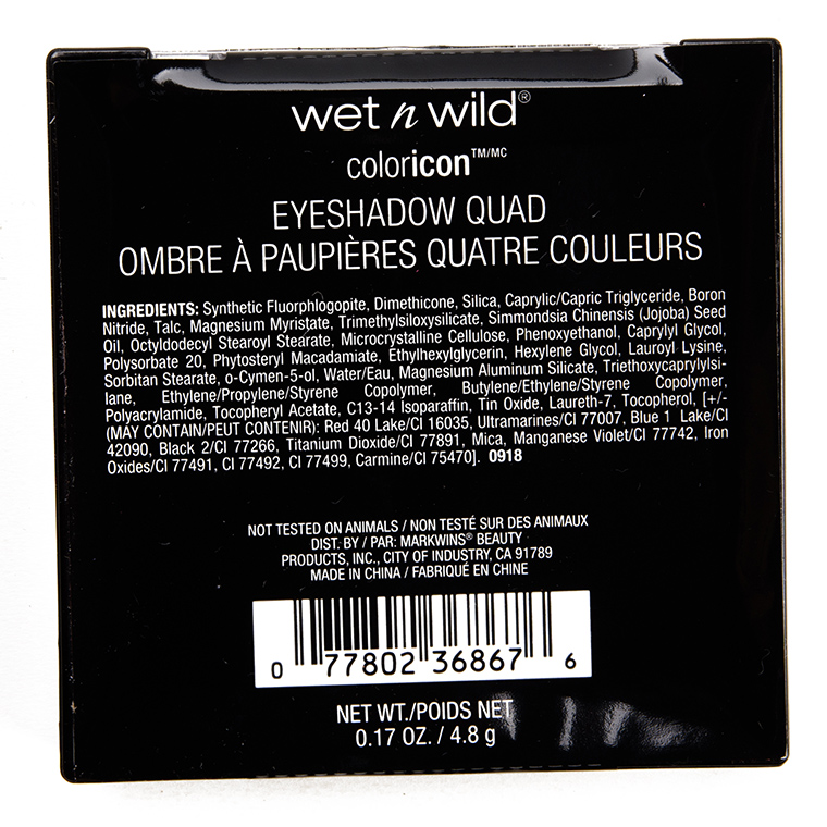 Wet 'n' Wild Bed of Roses Color Icon Eyeshadow Quad