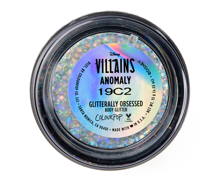 ColourPop Anomaly Glitterally Obsessed Body Glitter Review & Swatches