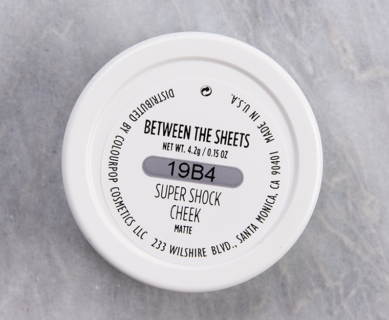 ColourPop Between the Sheets Super Shock Cheek