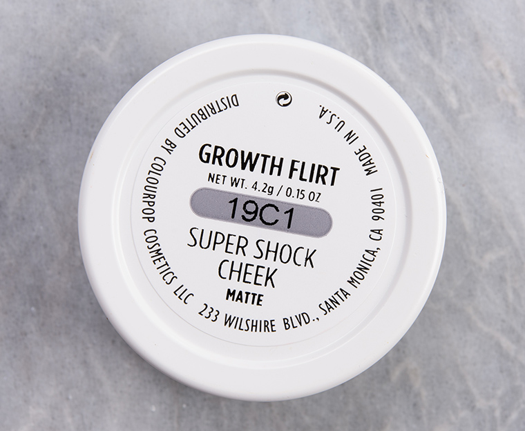 ColourPop Growth Flirt Super Shock Cheek