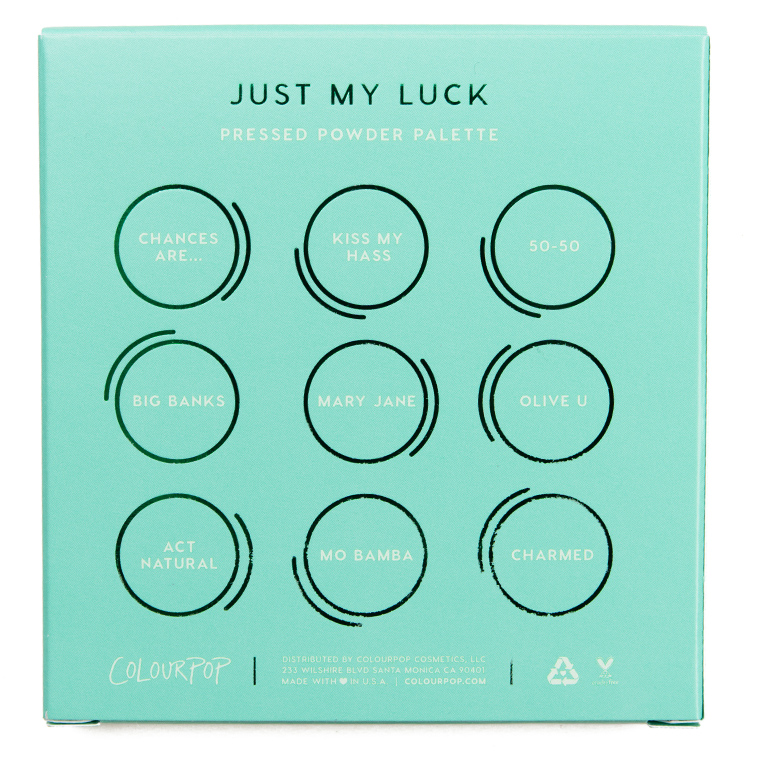 ColourPop Just My Luck 9-Pan Pressed Powder Palette