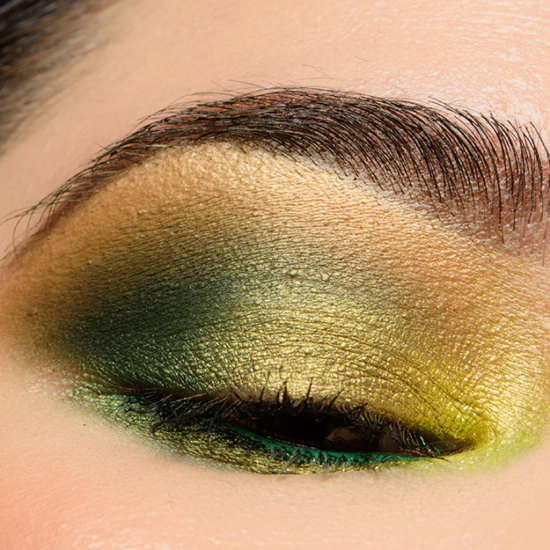 ColourPop Just My Luck Palette | <a href="https://www.temptalia.com/looks/a-warm-olive-green-look-featuring-colourpop-just-my-luck/">Look Details</a>