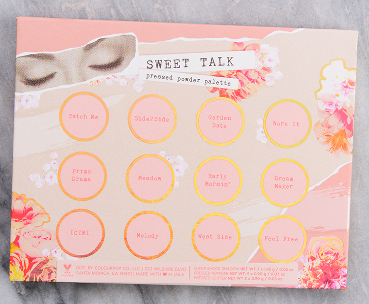 ColourPop Sweet Talk 12-Pan Makeup Palette