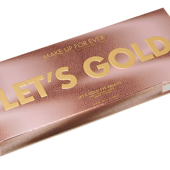 Make Up For Ever Let's Gold 18Pan Eyeshadow Palette Review & Swatches