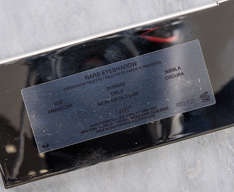 NARS Connor Tingley 6-Pan Eyeshadow Palette