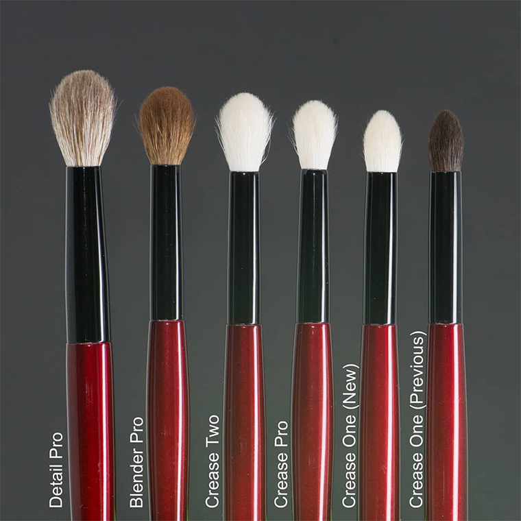 Sonia G Brush Comparisons for Crease One