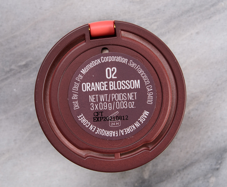 Kaja Orange Blossom Beauty Bento Bouncy Shimmer Eyeshadow Trio
