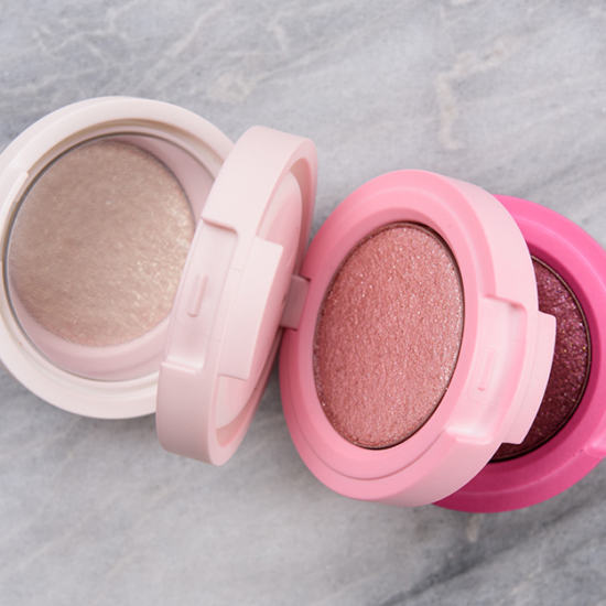 Kaja Beauty Bento Bouncy Shimmer Eyeshadow Trio Rosewater