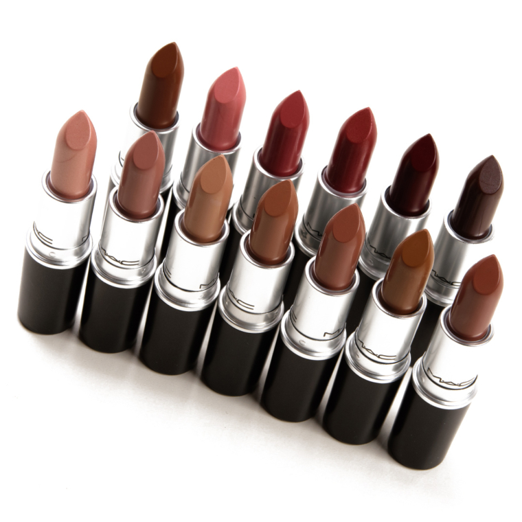 MAC Strip Down Lipsticks & Lipglasses Swatches (x18)