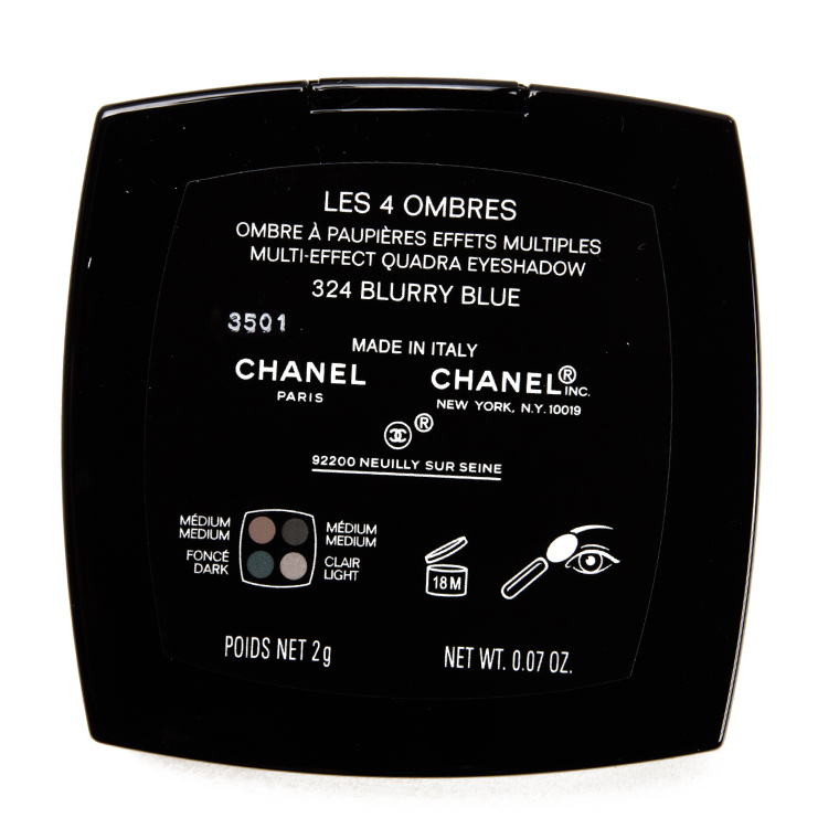 Chanel Blurry Blue (324) Les 4 Ombres Multi-Effect Quadra Eyeshadow