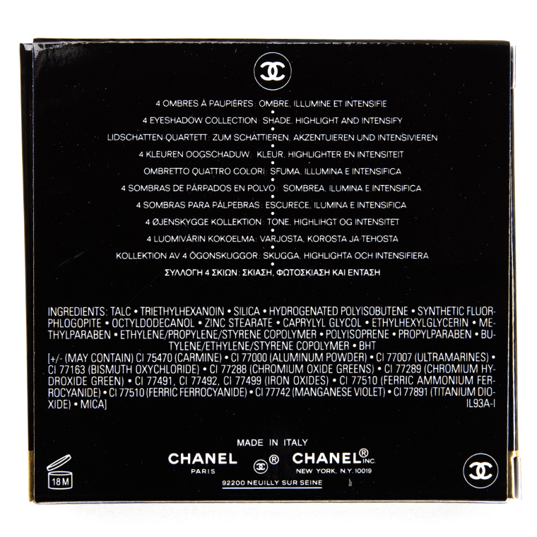 Chanel Blurry Blue (324) Les 4 Ombres Multi-Effect Quadra Eyeshadow