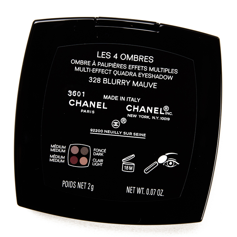 Chanel Blurry Mauve (328) Les 4 Ombres Multi-Effect Quadra Eyeshadow