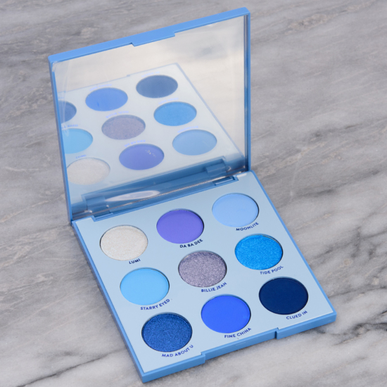 ColourPop 9-Pan Pressed Powder Palette Blue Moon