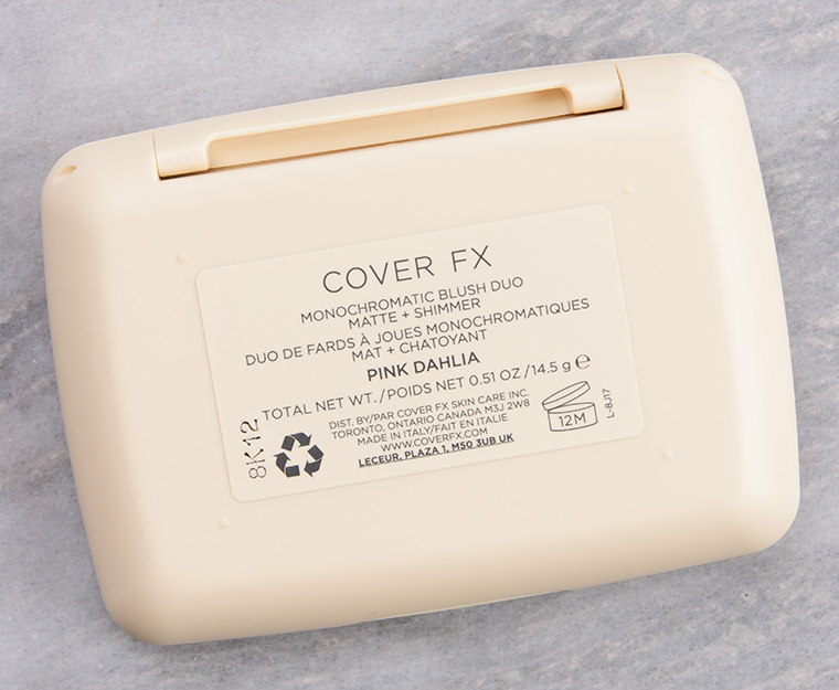 Cover FX Pink Dahlia Monochromatic Blush Duo