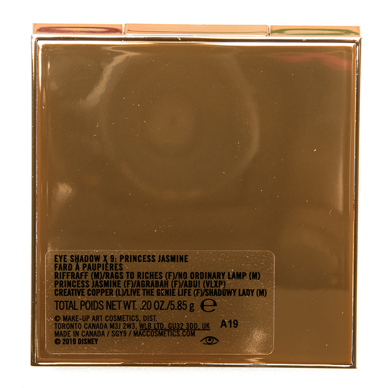 MAC Princess Jasmine Eyeshadow x 9 Palette