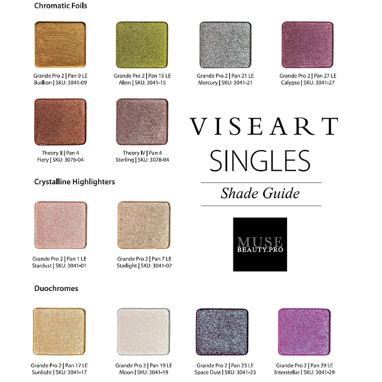 Summer 2019 Viseart Single Eyeshadow