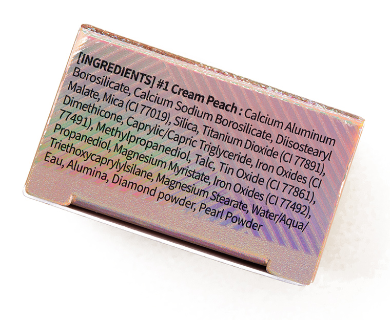 Touch in Sol Cream Peach (1) Metallist Sparkling Foiled Eyeshadow