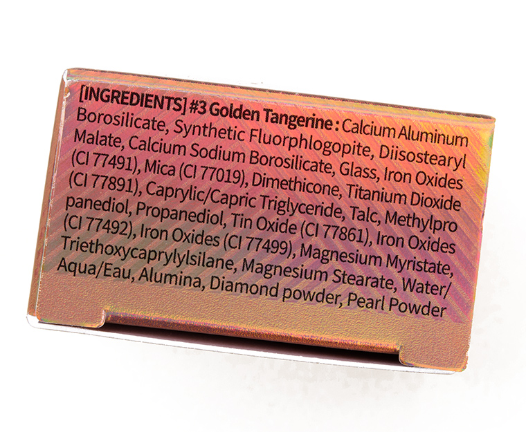 Touch in Sol Golden Tangerine (3) Metallist Sparkling Foiled Eyeshadow