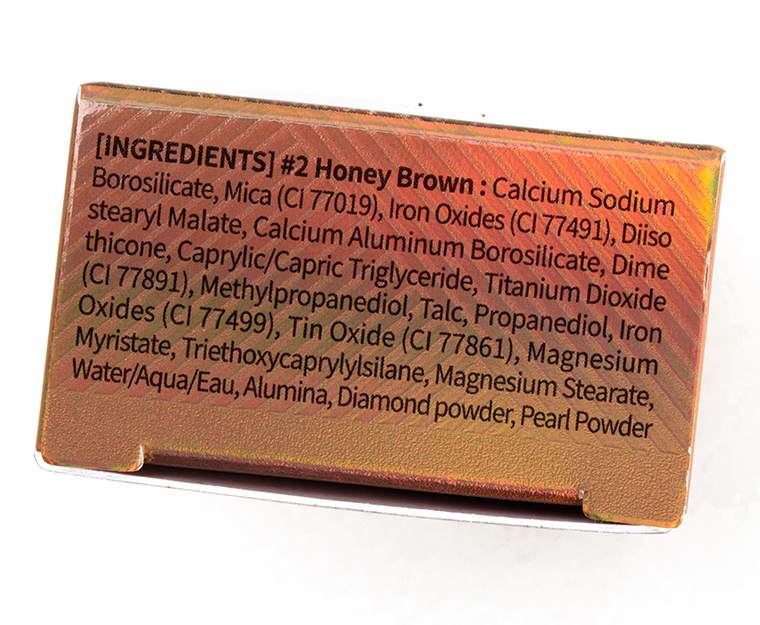 Touch in Sol Honey Brown (2) Metallist Sparkling Foiled Eyeshadow