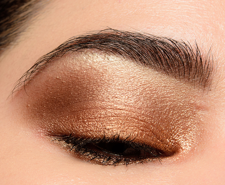 A Metallic Gold & Copper Eye | Look Details