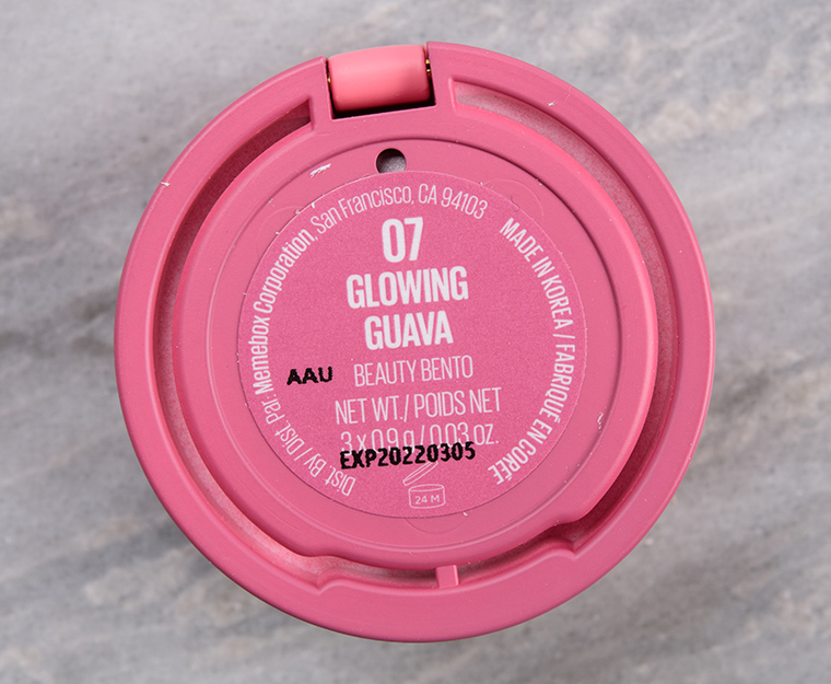 Kaja Glowing Guava Beauty Bento Bouncy Shimmer Eyeshadow Trio