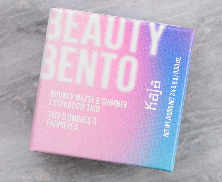Kaja Glowing Guava Beauty Bento Bouncy Shimmer Eyeshadow Trio