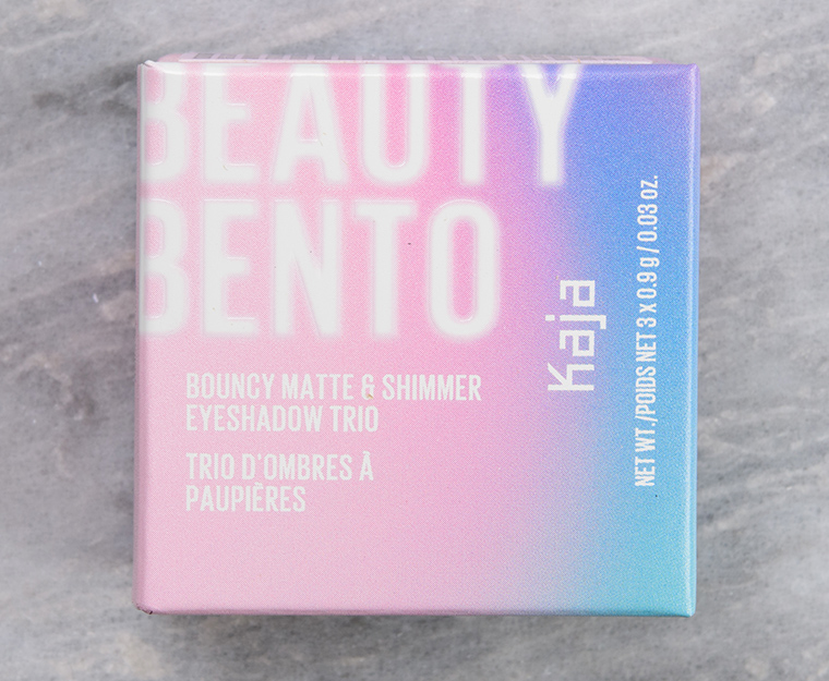 Kaja Hella Azalea Beauty Bento Bouncy Shimmer Eyeshadow Trio