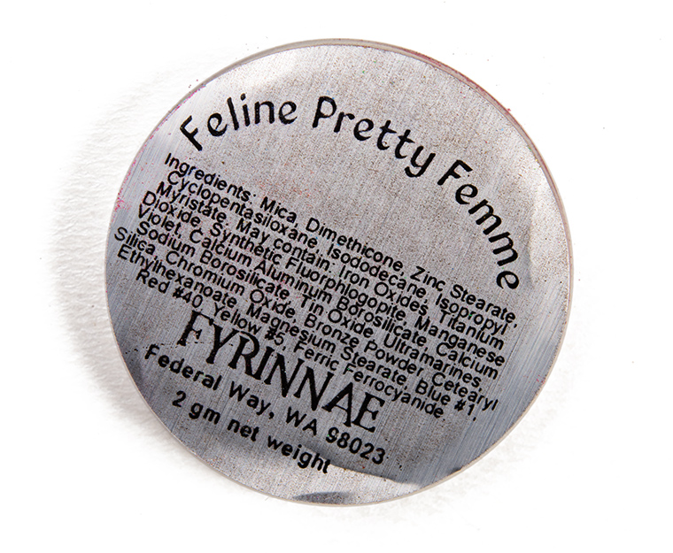 Fyrinnae Feline Pretty Femme Pressed Eyeshadow