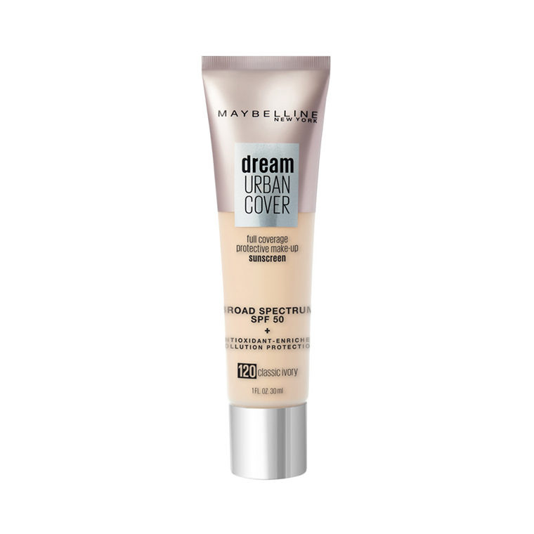 Maybelline Classic Ivory Dream Urban Cover Full Coverage Foundation SPF 50