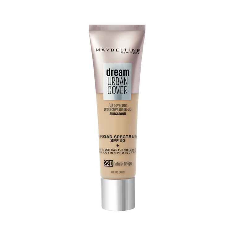 Maybelline Natural Beige Dream Urban Cover Full Coverage Foundation SPF 50