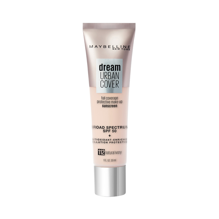 Maybelline Natural Ivory Dream Urban Cover Full Coverage Foundation SPF 50