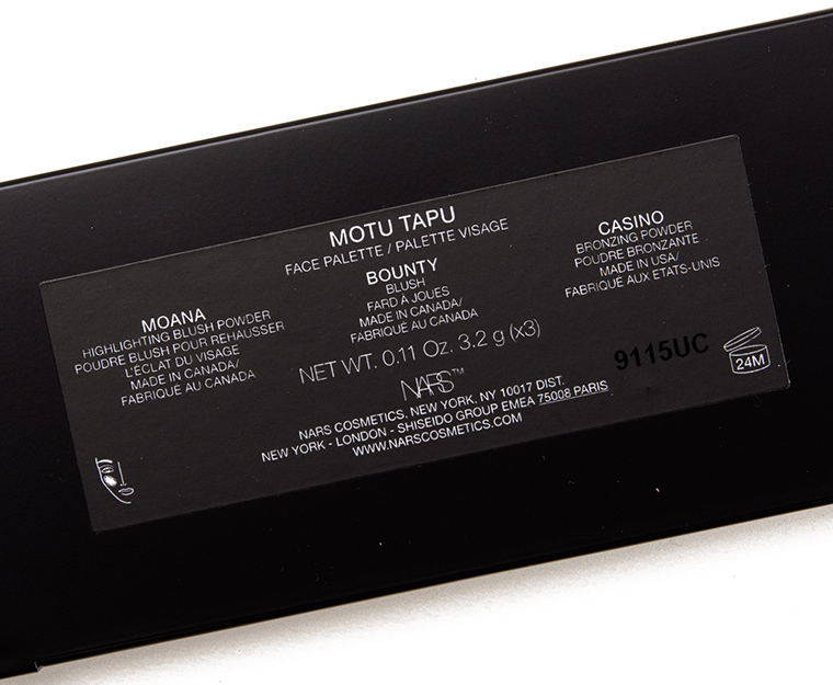NARS Motu Tapu Face Palette