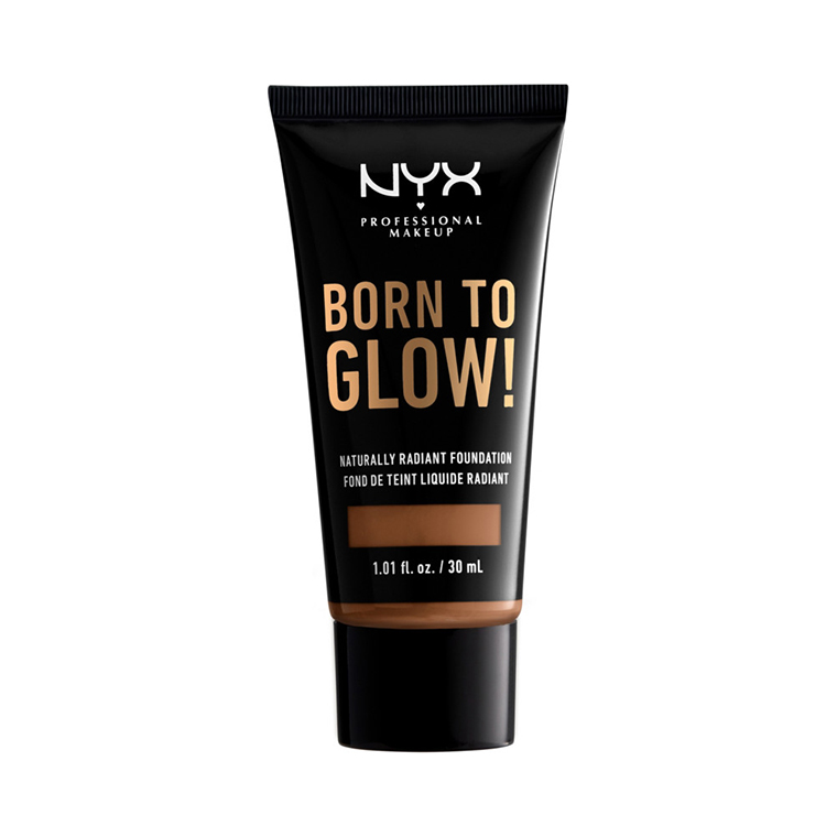 NYX Cappuccino Born to Glow Naturally Radiant Foundation