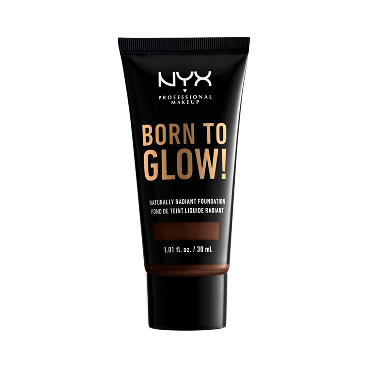 NYX Deep Ebony Born to Glow Naturally Radiant Foundation