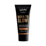 NYX Mahogany Born to Glow Naturally Radiant Foundation